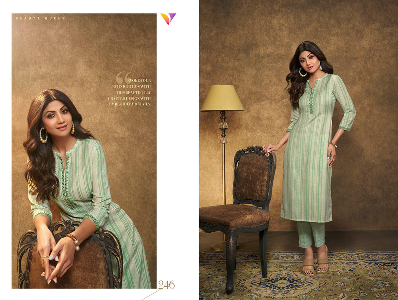 Vatsam Shilpa Vol 2 Linen Digital Printed Fancy Designer Casual Wear Kurti
