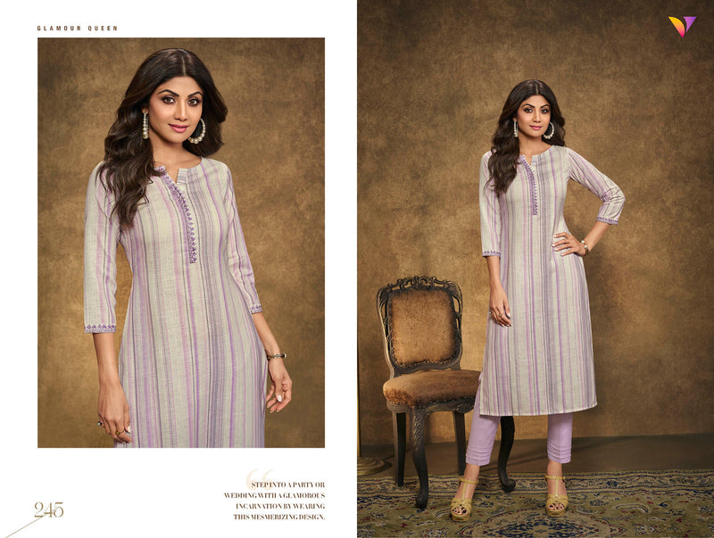 Vatsam Shilpa Vol 2 Linen Digital Printed Fancy Designer Casual Wear Kurti