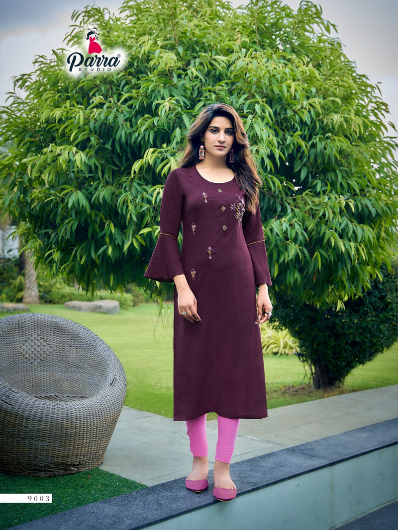 Parra Studio Vastram Vol 9 Rayon With Fancy Designer Kurtis