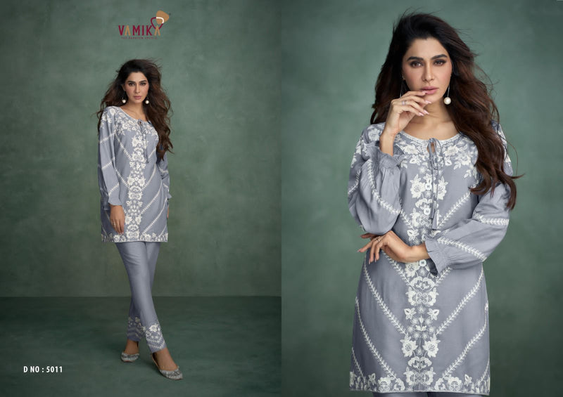 Vamika Veera Vol 2 Rayon Heavy Designer Party Wear Kurtis