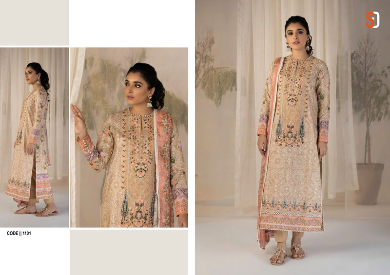 Sharaddha Designer Vintag Vol 11 Lawn Cotton Printed With Heavy Embroidery Patch Work Suits