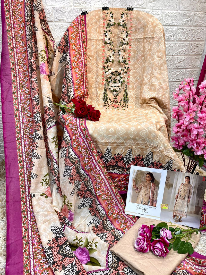 Sharaddha Designer Vintag Vol 11 Lawn Cotton Printed With Heavy Embroidery Patch Work Suits