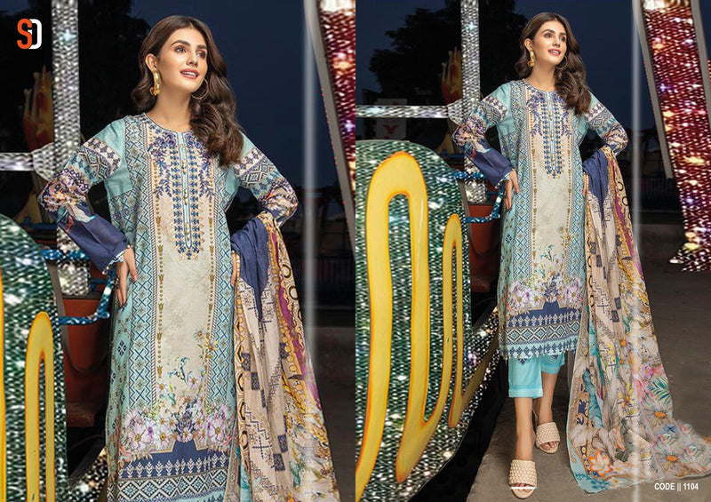 Sharaddha Designer Vintag Vol 11 Lawn Cotton Printed With Heavy Embroidery Patch Work Suits