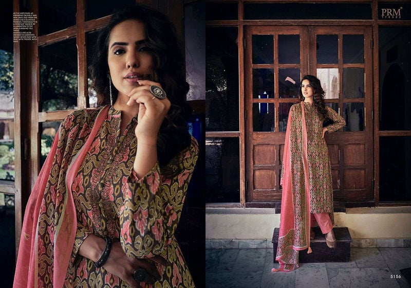 Prm Trendz Vogue Vol 9 Jam Silk Cotton Digital Print With Fancy Embroidery Work Suits
