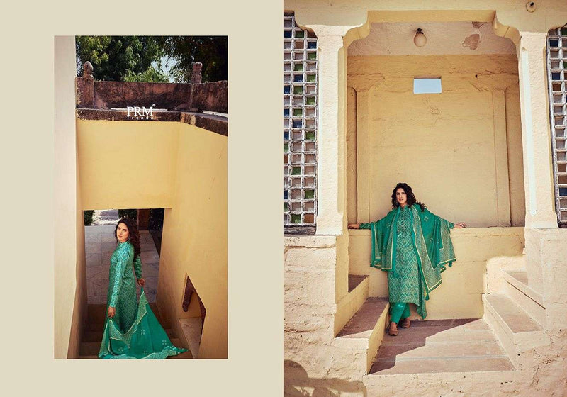 Prm Trendz Vogue Vol 9 Jam Silk Cotton Digital Print With Fancy Embroidery Work Suits