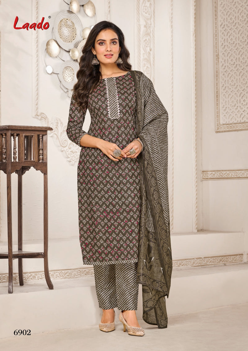 Laado Vol 69 Cotton Printed Designer Patiyala Style Salwar Suit Collection