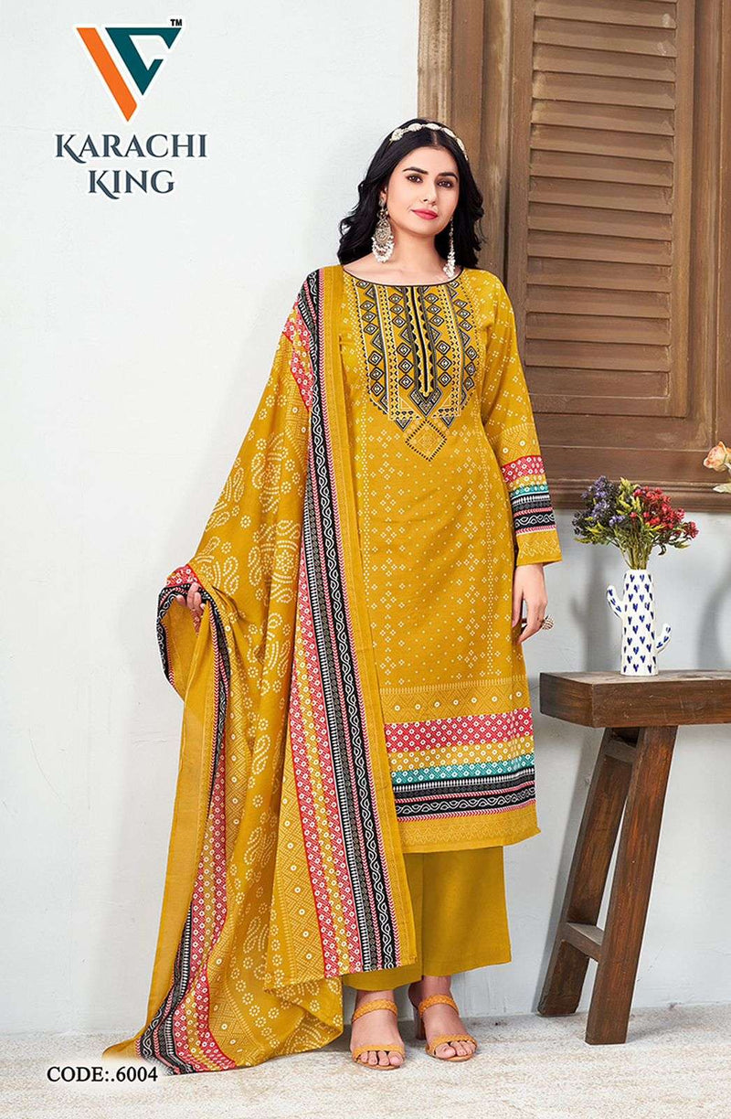 Vandana Creation Karachi King Vol 6 Pure Cotton Printed Casual Wear Salwar Suit