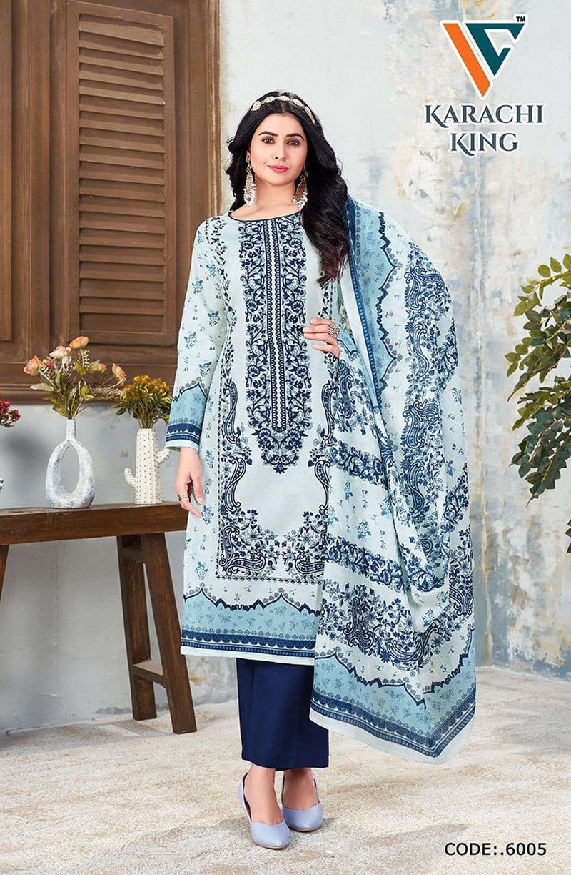 Vandana Creation Karachi King Vol 6 Pure Cotton Printed Casual Wear Salwar Suit