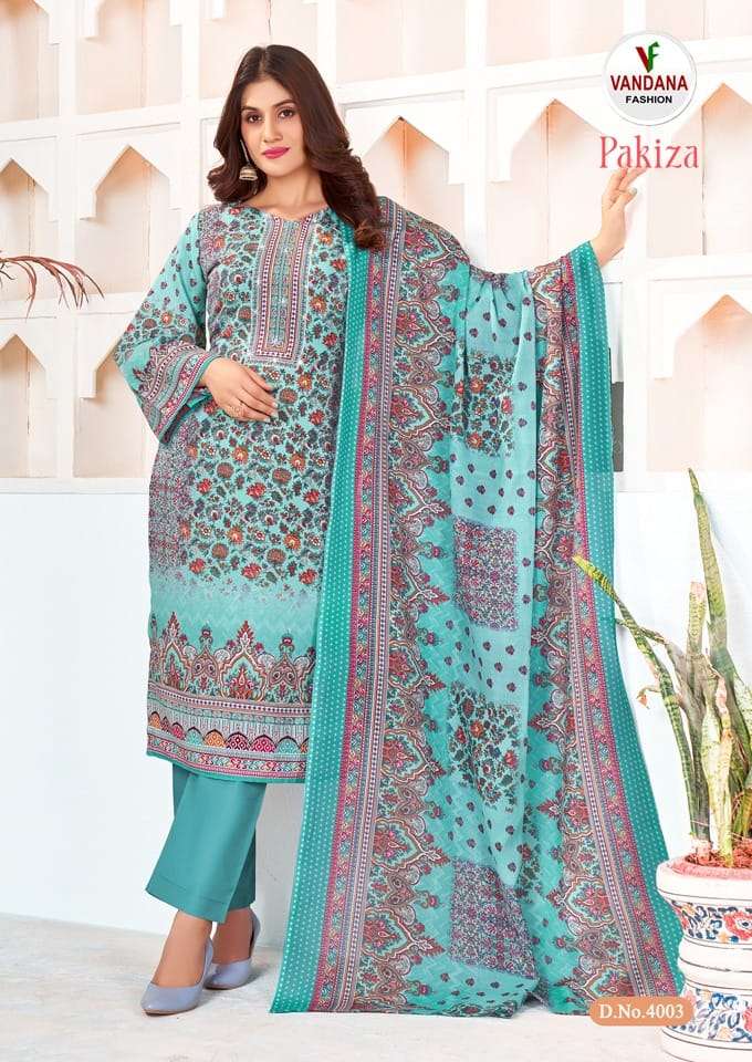 Vandana Fashion Pakiza Vol 4 Soft Cotton Swarovski Diamond With Printed Salwar Suit