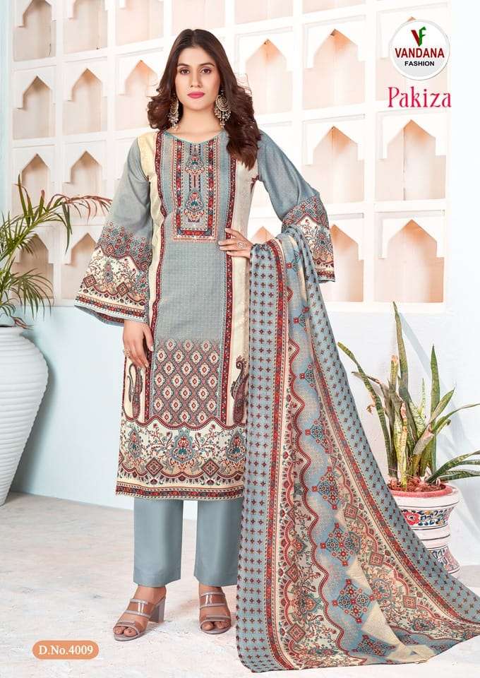 Vandana Fashion Pakiza Vol 4 Soft Cotton Swarovski Diamond With Printed Salwar Suit
