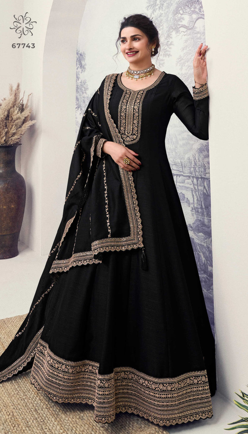 Vinay Fashion Aaliya Vol 2 Silk Georgette Heavy Embroidery Anarkali Designer Salwar Kameez