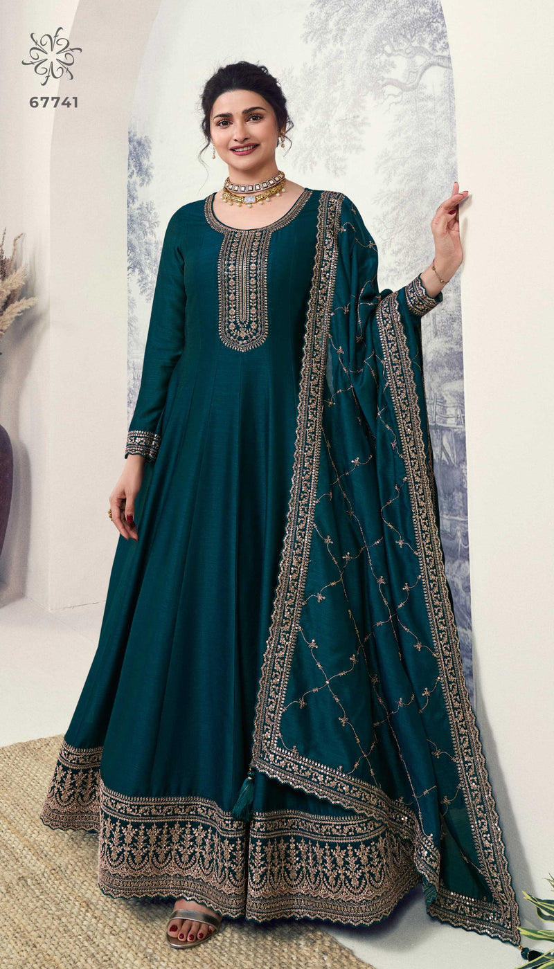 Vinay Fashion Aaliya Vol 2 Silk Georgette Heavy Embroidery Anarkali Designer Salwar Kameez