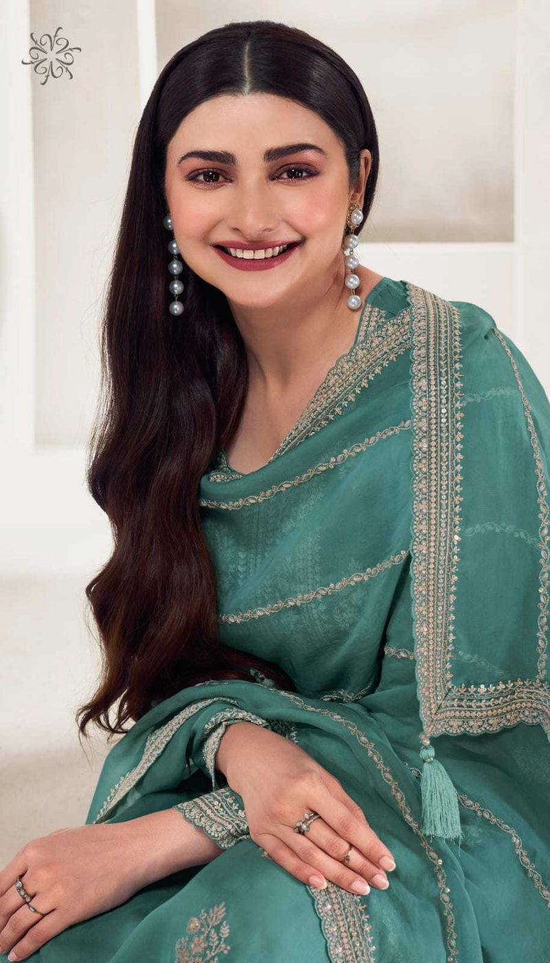 Vinay Fashion Chakori Organza Thread Embroidered Work Digital Printed Salwar Suit
