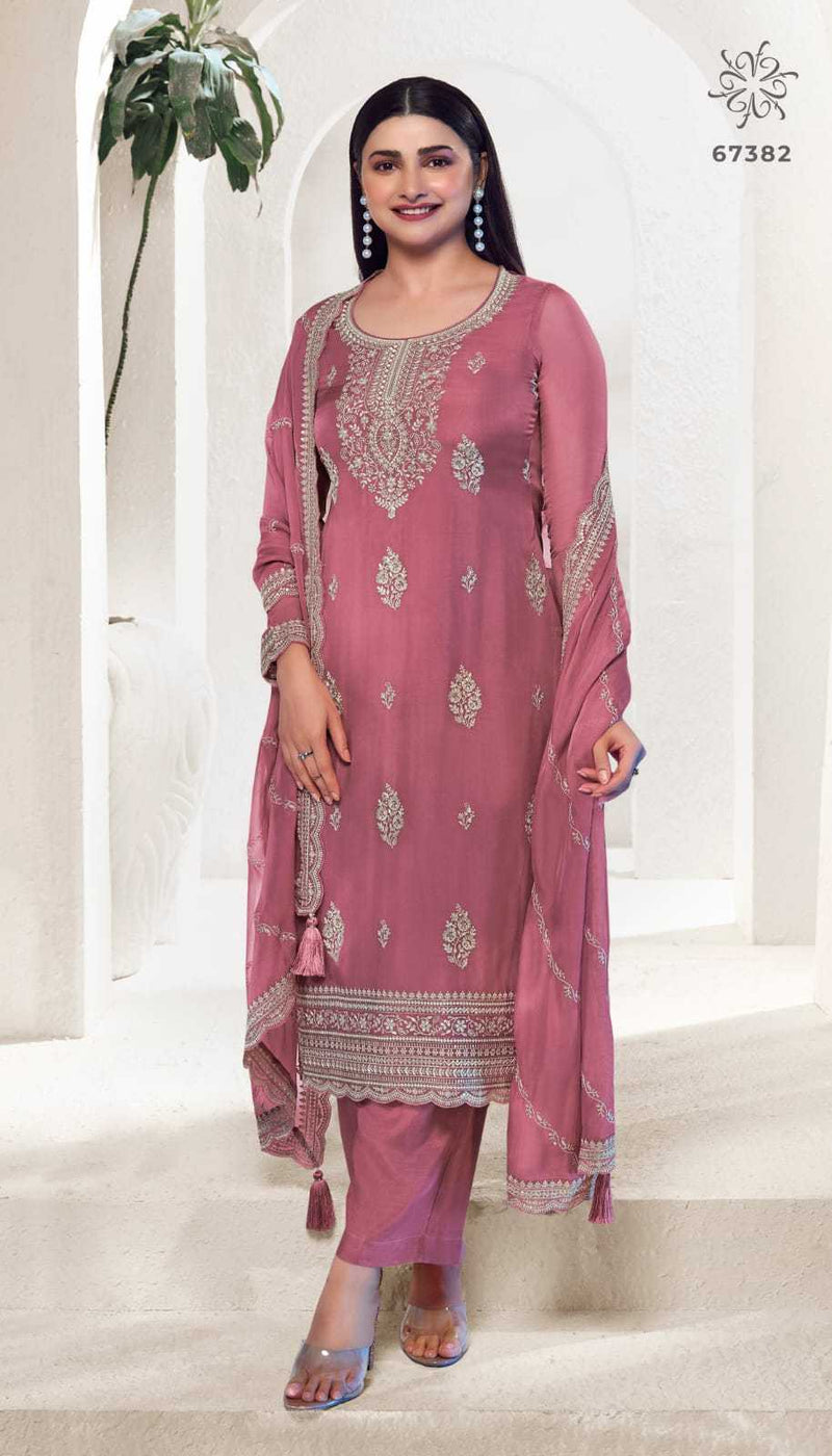 Vinay Fashion Chakori Organza Thread Embroidered Work Digital Printed Salwar Suit