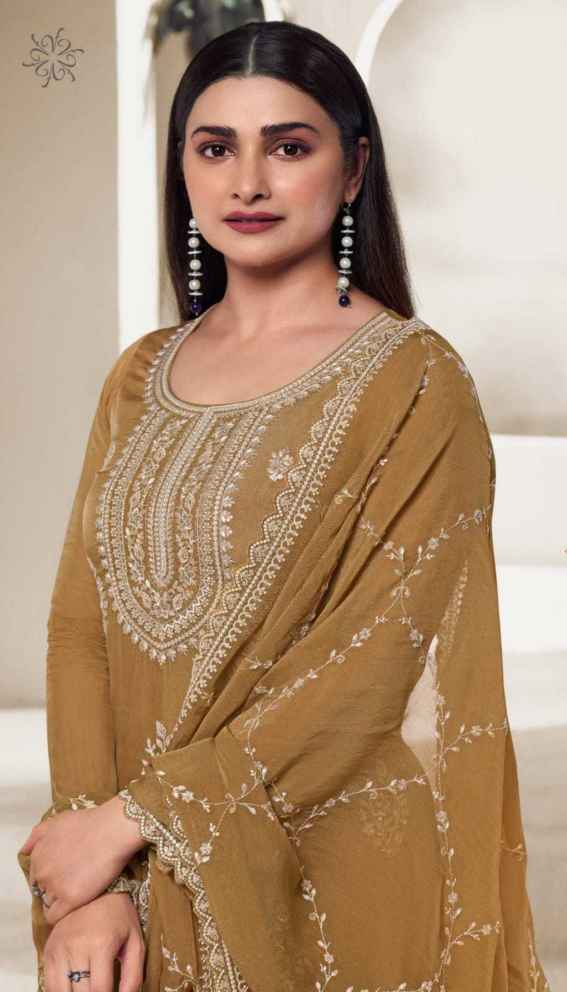 Vinay Fashion Chakori Organza Thread Embroidered Work Digital Printed Salwar Suit
