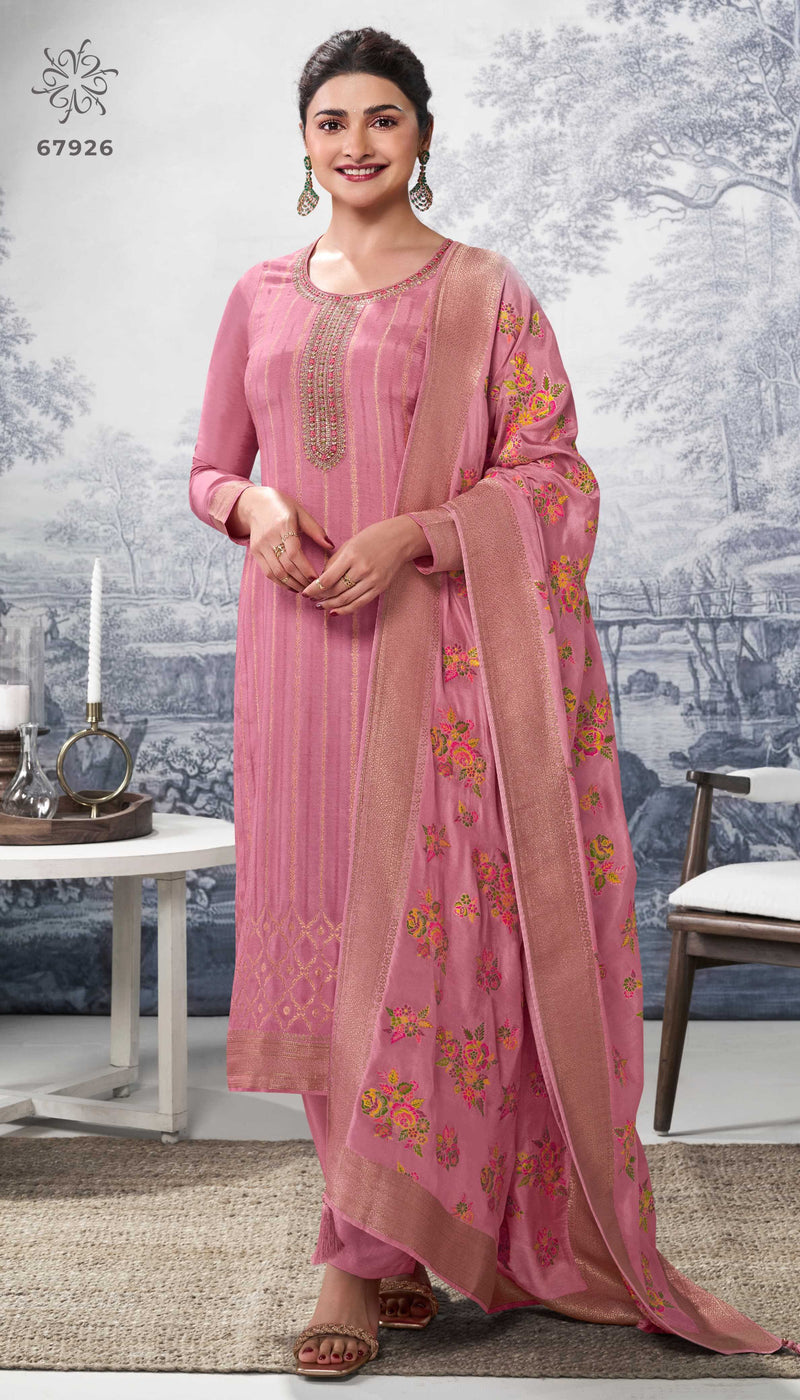 Vinay Fashion Sanaya Vol 2 Jacquard With Flat Jari Thread Weaving Designer Salwar Kameez