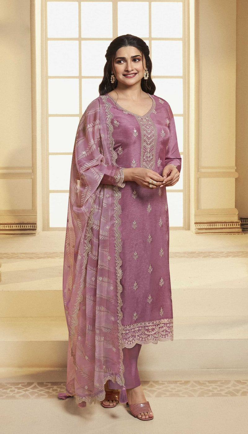 Vinay Fashion Shohini Embroidered Dola Printed Organza Work Salwar Suit