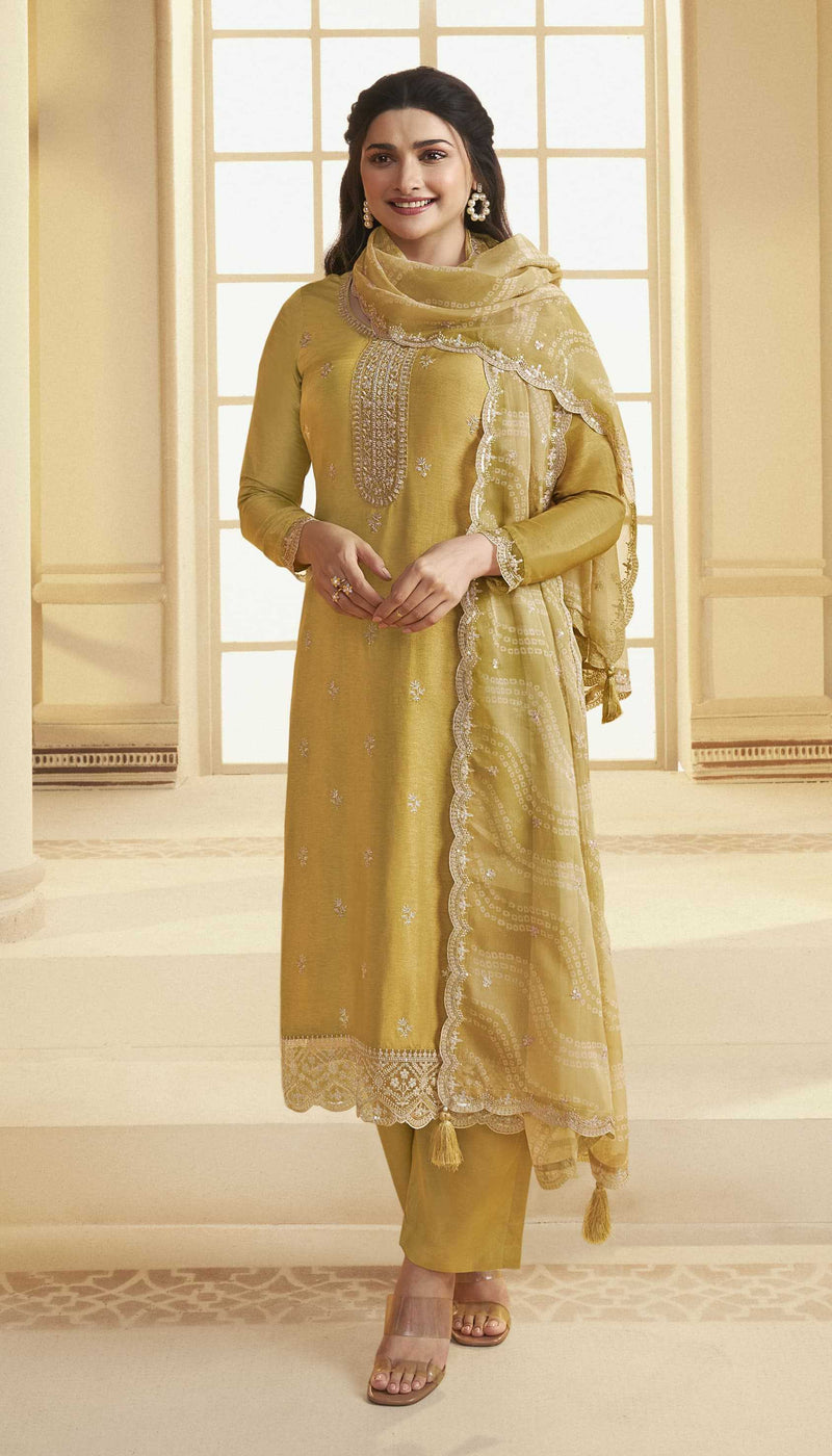 Vinay Fashion Shohini Embroidered Dola Printed Organza Work Salwar Suit