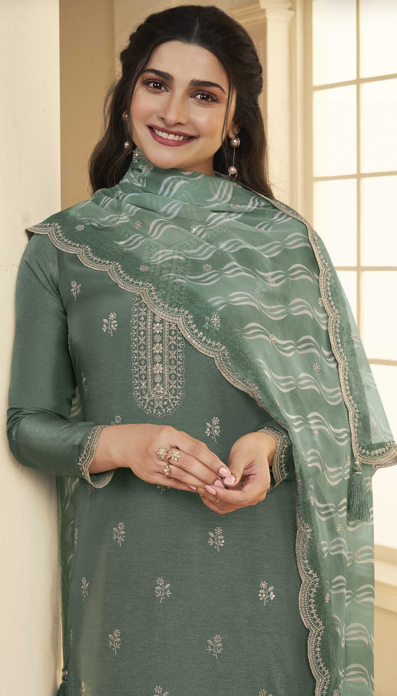 Vinay Fashion Shohini Embroidered Dola Printed Organza Work Salwar Suit