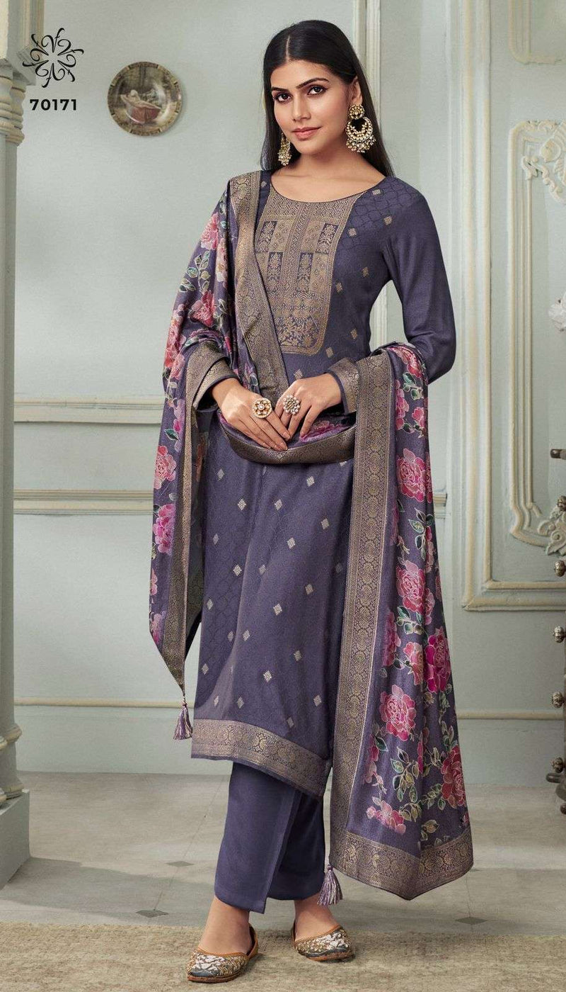 Vinay Fashion Aadhira Vol 7 Viscose Pashmina Jacquard Designer Salwar Suit