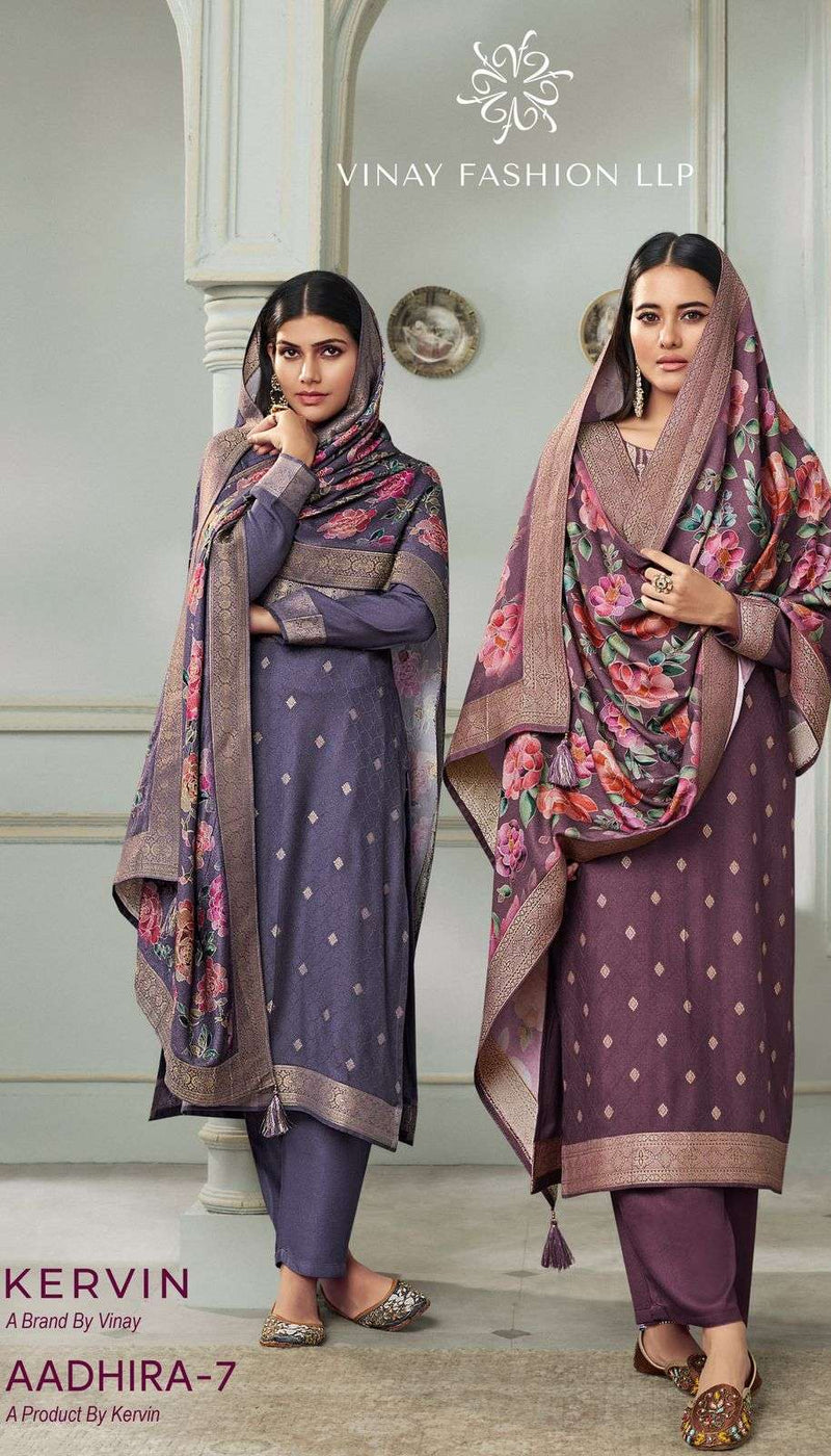 Vinay Fashion Aadhira Vol 7 Viscose Pashmina Jacquard Designer Salwar Suit