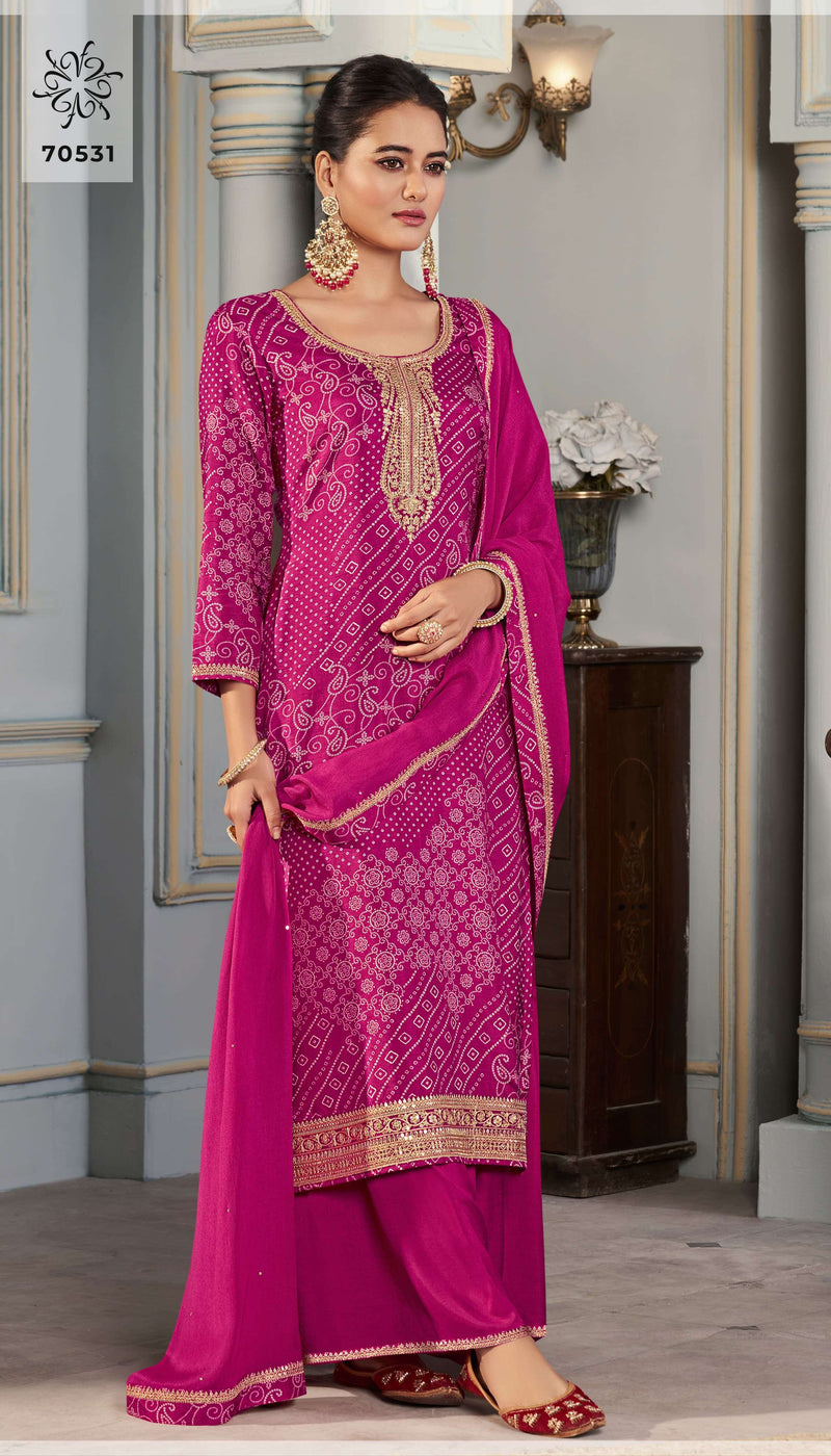 Vinay Fashion Kuleesh Stuti Pure Silk Digital Printed Salwar Suit