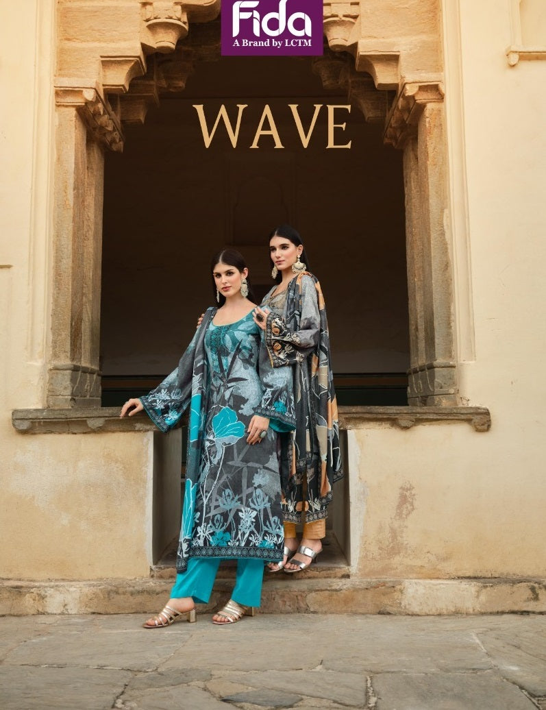Fida Wave Pashmina Digital Printed Fancy Salwar Suits Collection