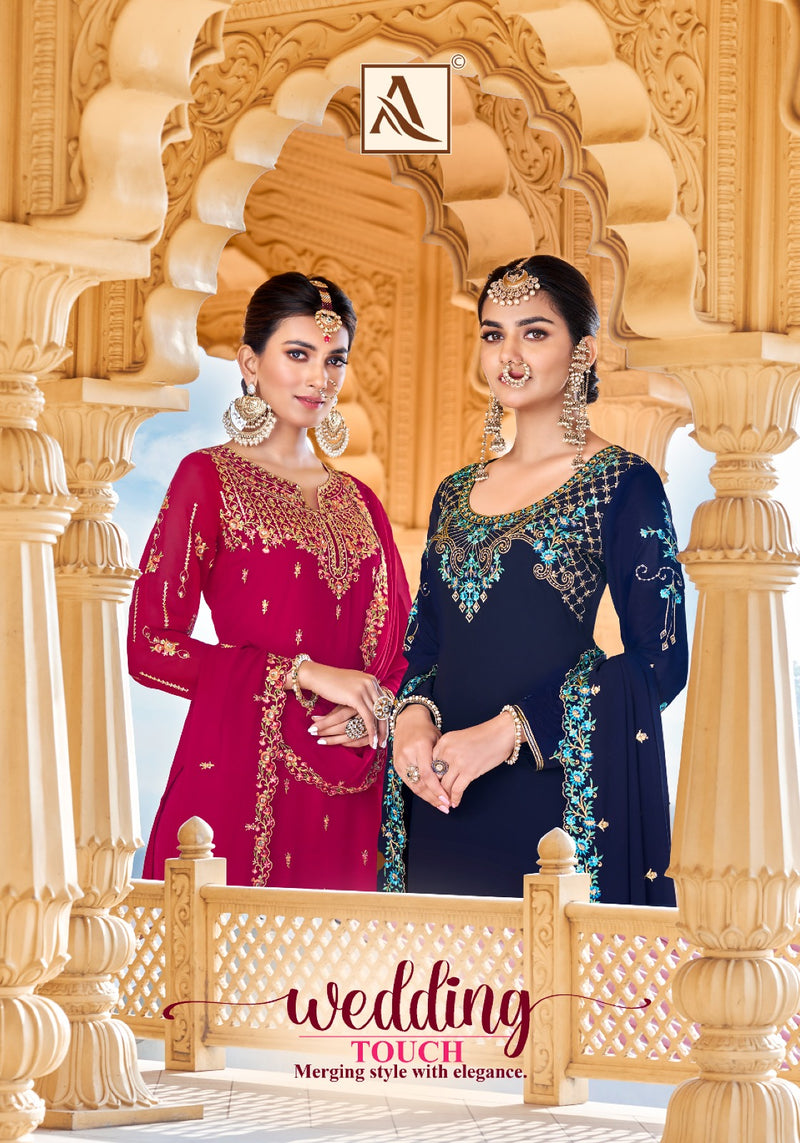 Alok Suits Wedding Touch Georgette With Heavy Embroidery Designer Suits