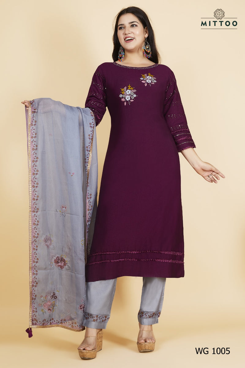 Mittoo Pick & Choose Collection Rayon Fancy Readymade Kurti Collection