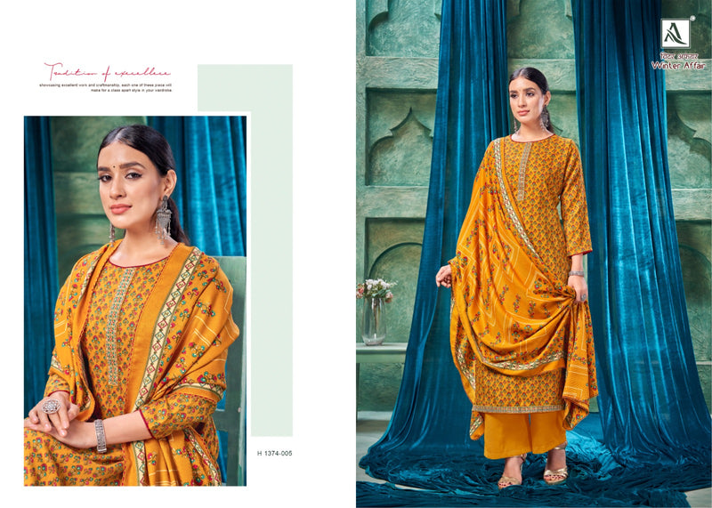 Alok Suits Winter Affair Pashmina Designer Printed With Embroidery Suits