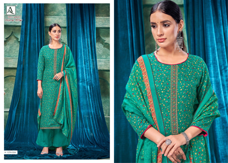 Alok Suits Winter Affair Pashmina Designer Printed With Embroidery Suits