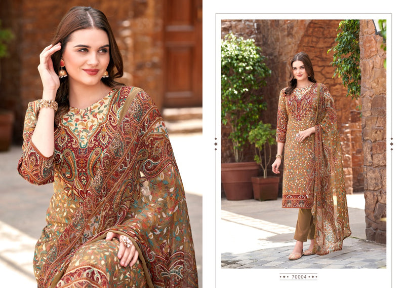 Skt Suits Winter Collection Pashmina Digital Printed Salwar Suit Collection