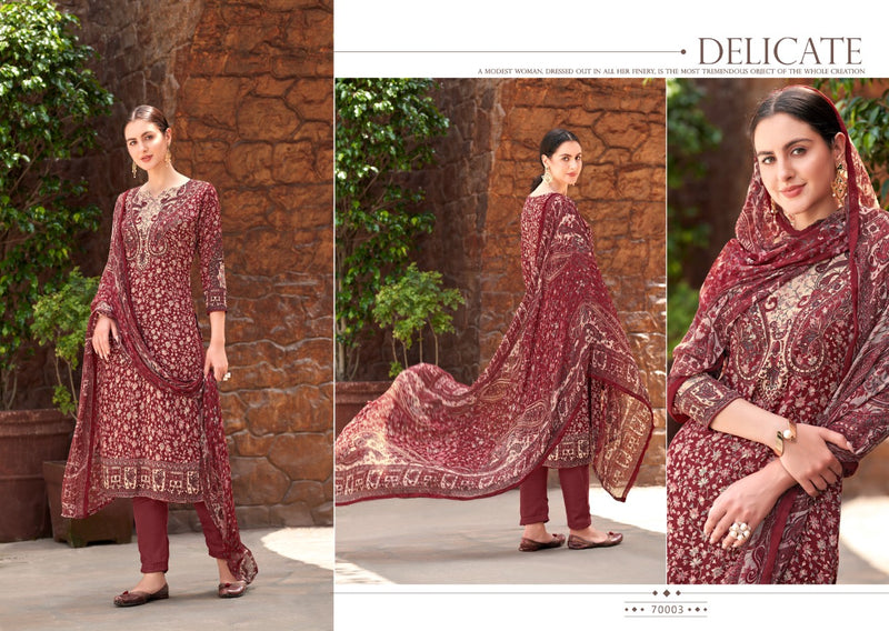 Skt Suits Winter Collection Pashmina Digital Printed Salwar Suit Collection