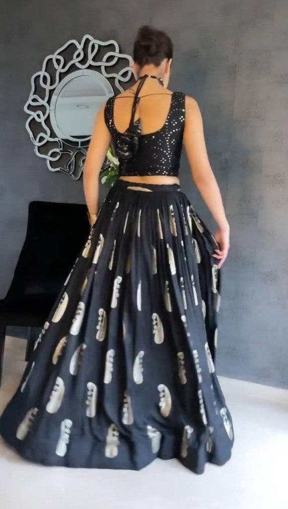 Pc D No 226 Satin Size Embroidery Designer Lehnga Choli Collection