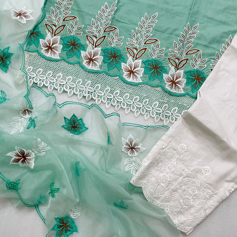 Mbl D No 228 Pc Cotton With Embroidered Readymade Single Kurtis
