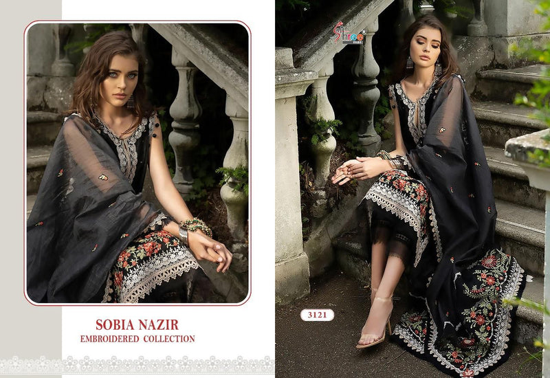 Shree Fabs Sobia Nazir Embroidered Collection Pure Cotton Embroidered Salwar Suits
