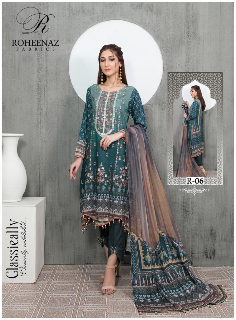 Roheenaz Fabrics Amaya Cotton Collection  Salwar Kameez