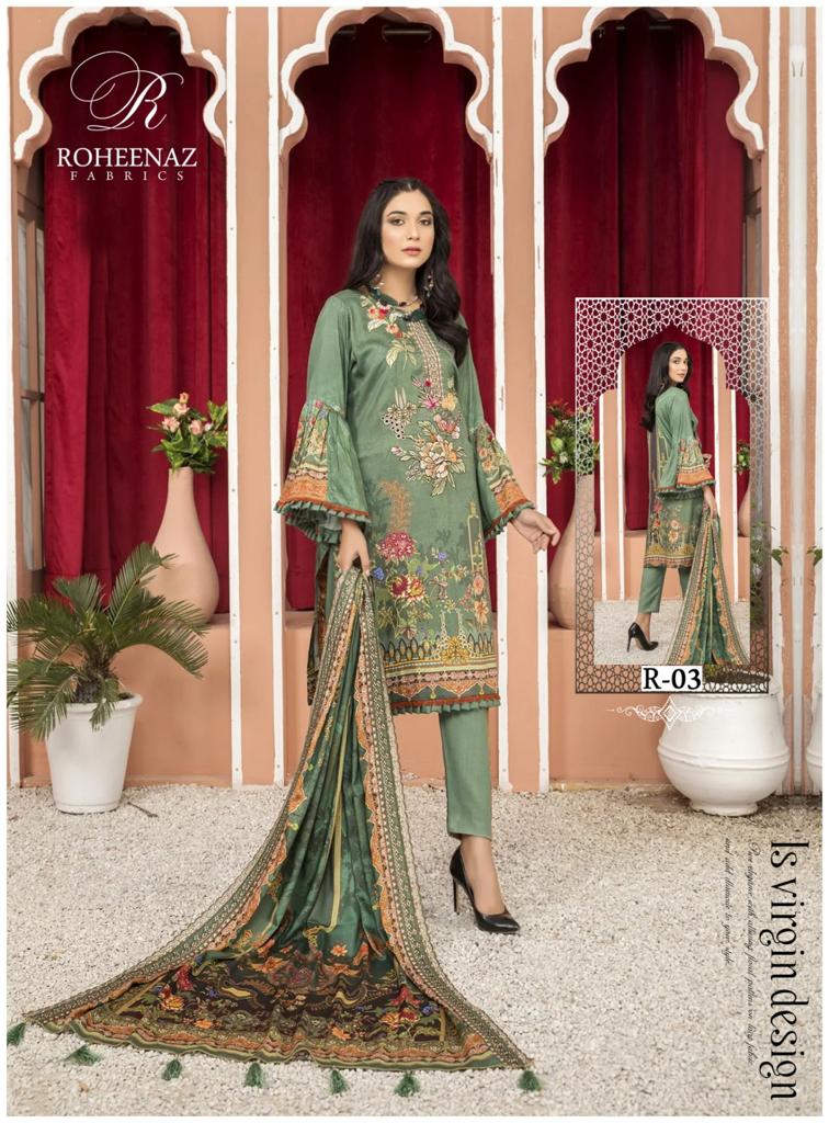 Roheenaz Fabrics Amaya Cotton Collection  Salwar Kameez