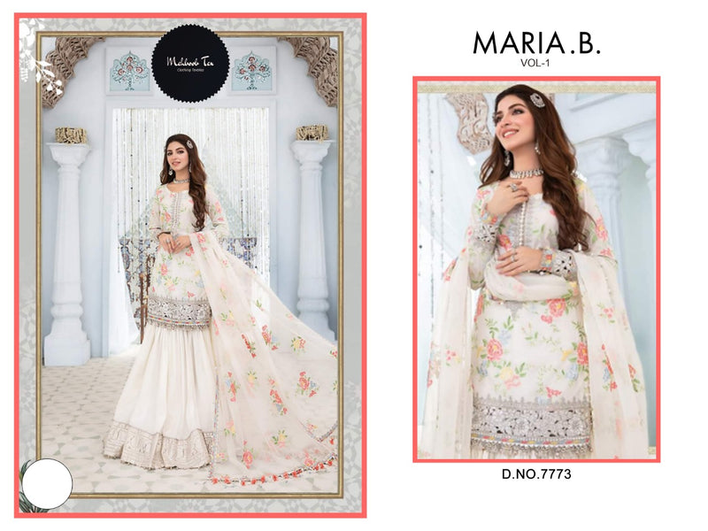 Mehboob Tex Maria.B.Vol1 Cambric Cotton With Heavy Embroidery Work Salwar Suit