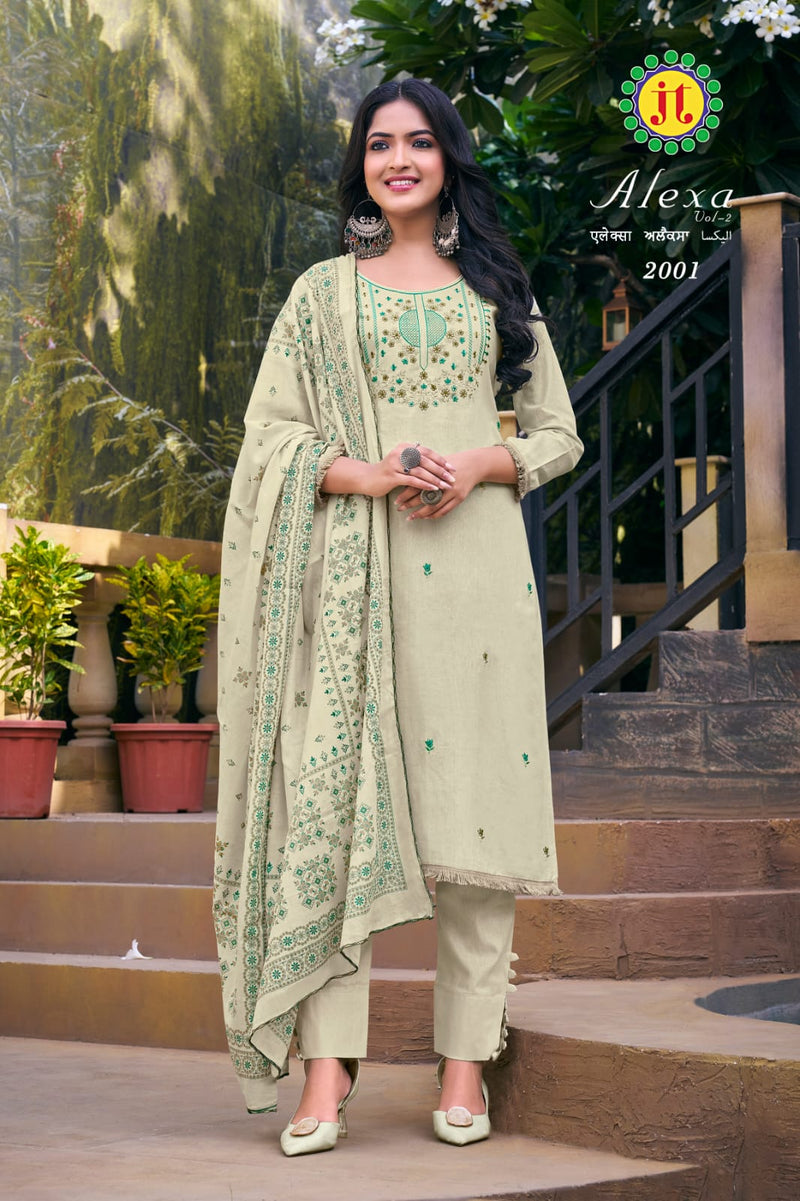 Jamatmal Tilokchand Alexa Pure Heavy Cotton Salwar Kameez