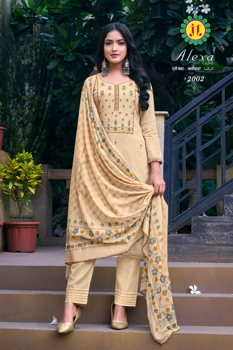 Jamatmal Tilokchand Alexa Pure Heavy Cotton Salwar Kameez