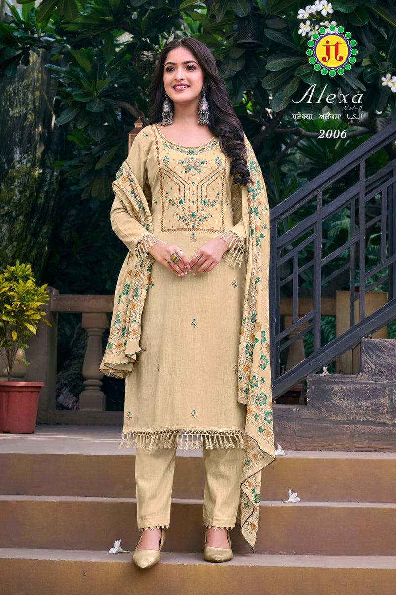 Jamatmal Tilokchand Alexa Pure Heavy Cotton Salwar Kameez