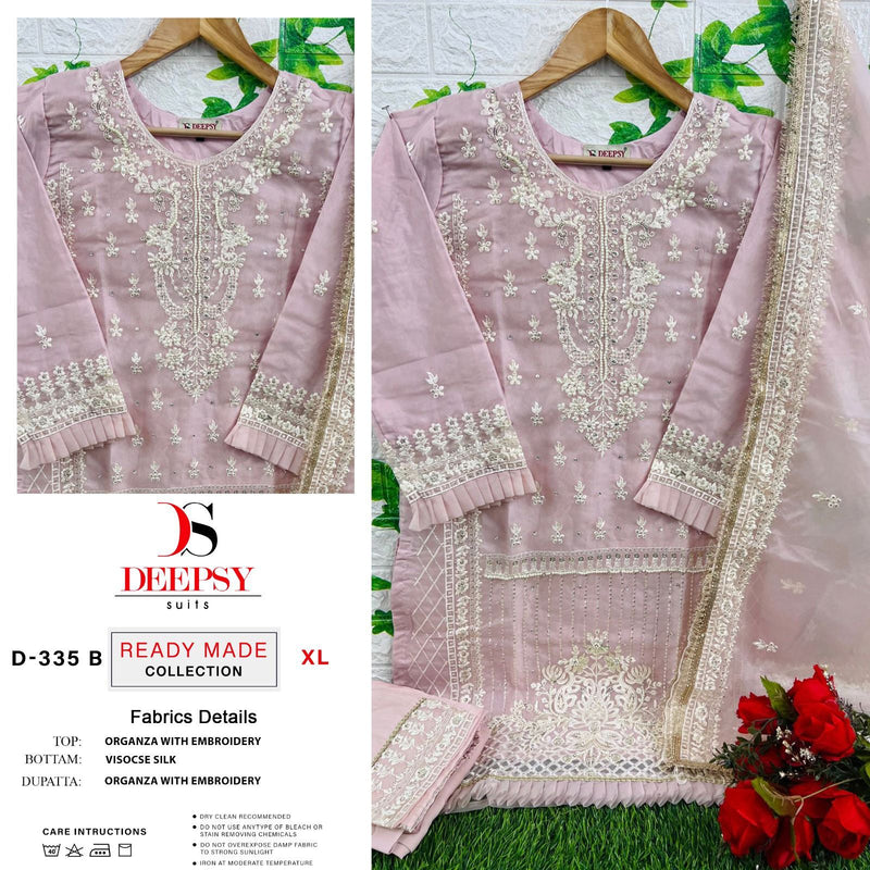 Deepsy Suits D 335 Abcd Pure Orgnaza Embroided Salwar Suits