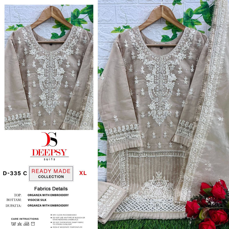 Deepsy Suits D 335 Abcd Pure Orgnaza Embroided Salwar Suits