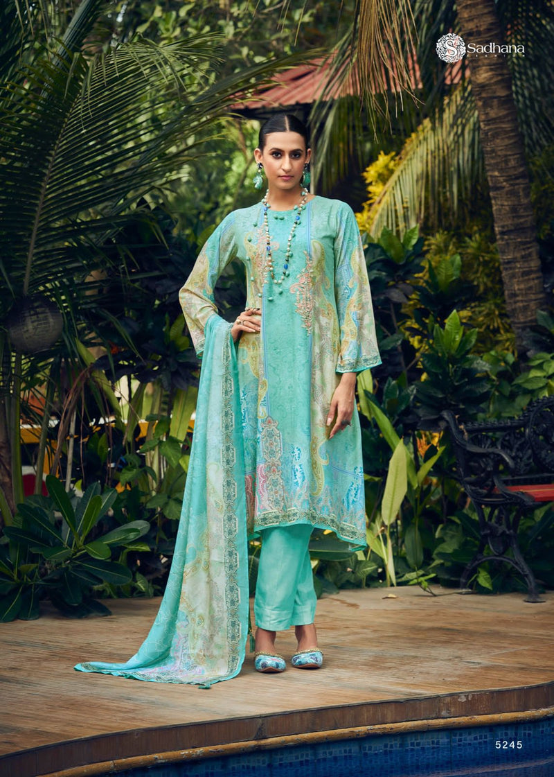 Sadhana Fashion Mehtaab Vol 4 Pure Jam Cotton With Fency Work Salwar Kameez
