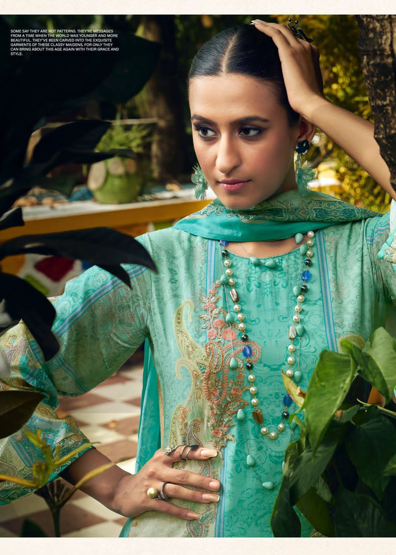 Sadhana Fashion Mehtaab Vol 4 Pure Jam Cotton With Fency Work Salwar Kameez