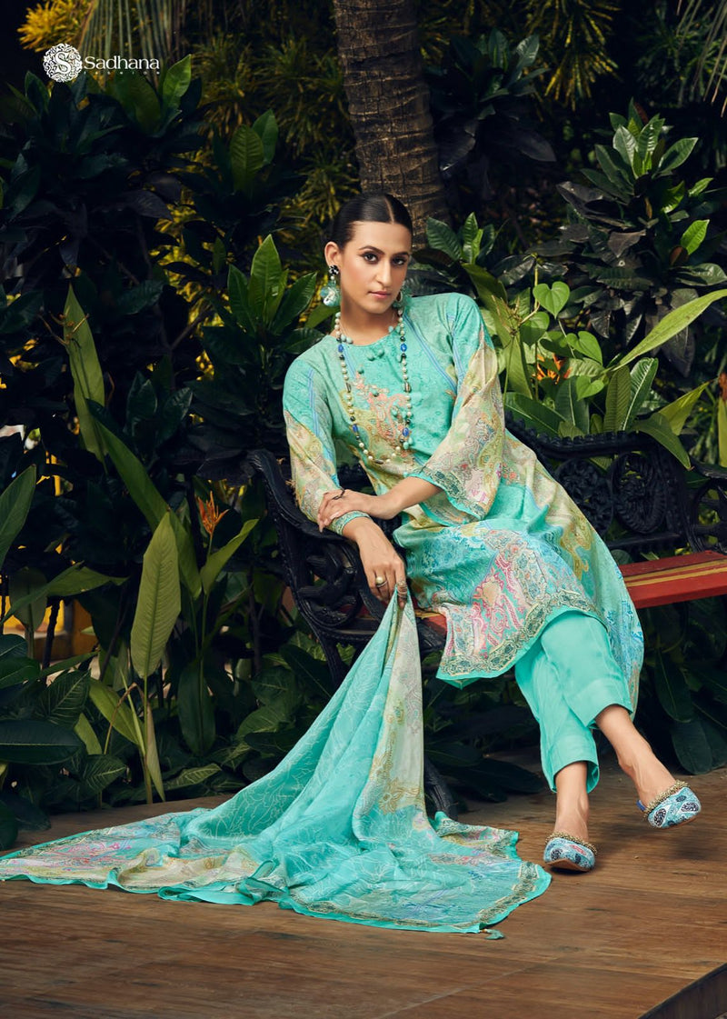 Sadhana Fashion Mehtaab Vol 4 Pure Jam Cotton With Fency Work Salwar Kameez