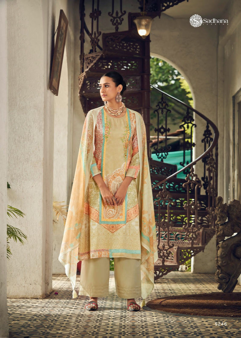 Sadhana Fashion Mehtaab Vol 4 Pure Jam Cotton With Fency Work Salwar Kameez