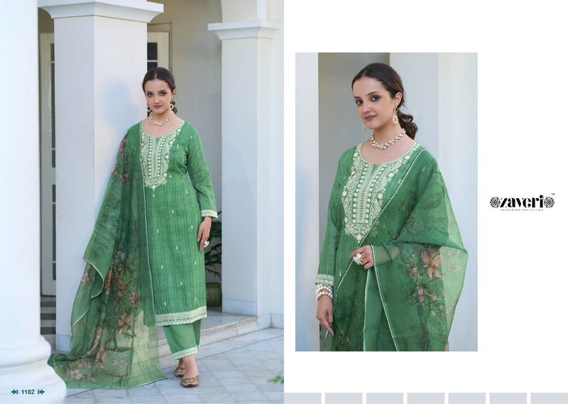 Zaveri Woman Beauty Mirza Silki Cotton Salwar Kameez