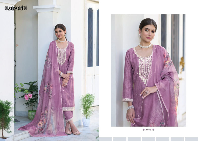 Zaveri Woman Beauty Mirza Silki Cotton Salwar Kameez